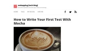 
                            8. How to Write Your First Test With Mocha - Webapplog
