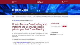 
                            11. How to Zoom – Downloading and Installing the Zoom ...