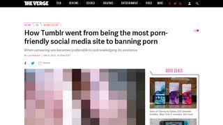 
                            3. How Tumblr went from being the most porn-friendly social media site ...