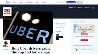 
                            9. How Uber drivers game the app and force surge pricing | PBS ...