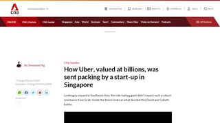 
                            4. How Uber, valued at billions, was sent packing by a start-up in ...