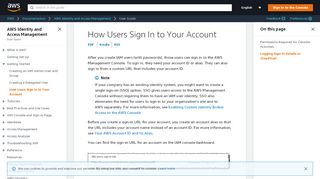 
                            4. How Users Sign In to Your Account - AWS Identity and Access ...