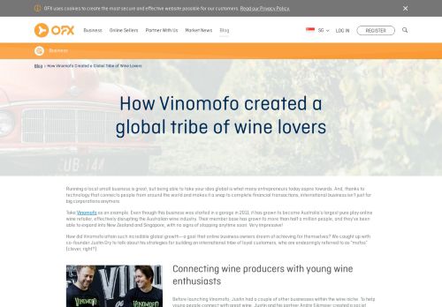 
                            10. How Vinomofo Created a Global Tribe of Wine Lovers | OFX