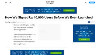 
                            8. How We Signed Up 10,000 Users Before We Even Launched ...