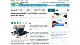 
                            4. How websites like EzeeWill help you make your will easily - The ...