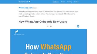 
                            4. How WhatsApp Onboards New Users | User Onboarding