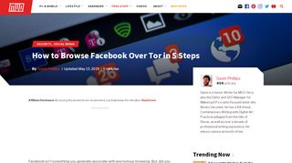 
                            12. How You Can Officially Browse Facebook Over Tor - MakeUseOf