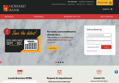 
                            10. Howard Bank | Baltimore's Best Business Bank