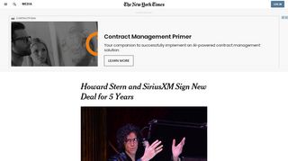 
                            6. Howard Stern and SiriusXM Sign New Deal for 5 Years - The New ...