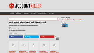 
                            9. Howrse account verwijderen | accountkiller.com