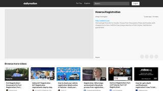 
                            11. Howrse Registration - video dailymotion