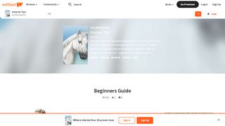 
                            7. Howrse Tips - Beginners Guide - Wattpad