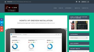 
                            10. HowTo: HP OneView installation - BITCON IT consultants