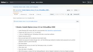 
                            3. Howto: Install Alpine Linux 3.3 on VirtualBox OSX · GitHub