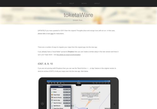 
                            2. HowTo: Migrate maps from original app — toketaWare