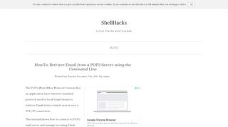 
                            8. HowTo: Retrieve Email from a POP3 Server using the Command ...