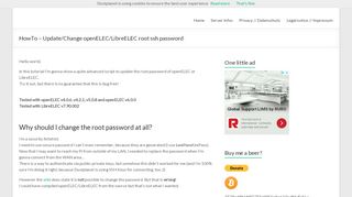 
                            13. HowTo – Update/Change openELEC/LibreELEC root ssh password ...