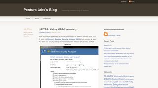 
                            5. HOWTO: Using MBSA remotely | Pentura Labs's Blog