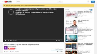 
                            6. [HowTo] [VB.NET] Sign Into Website Using Webbrowser - YouTube