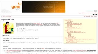 
                            6. HowTo/LoginToNodes – GENI: geni