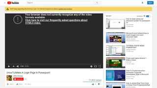 
                            6. (HowTo)Make A Login Page In Powerpoint - YouTube