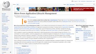 
                            9. HP Application Lifecycle Management - Wikipedia