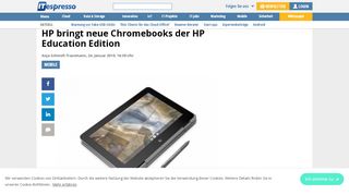 
                            11. HP bringt neue Chromebooks der HP Education Edition ...