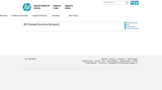 
                            2. HP Channel Services Network - HP.com