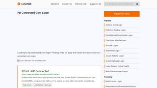 
                            11. Hp Connected Com Login