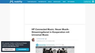 
                            13. HP Connected Music: Neuer Musik-Streamingdienst in Kooperation ...