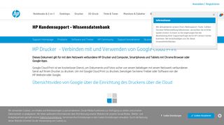 
                            1. HP Drucker - Verbinden mit und Verwenden von Google Cloud Print ...