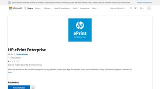 
                            8. HP ePrint Enterprise beziehen – Microsoft Store de-CH