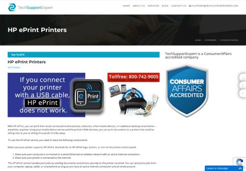 
                            9. HP ePrint Printers - Tech Support Expert
