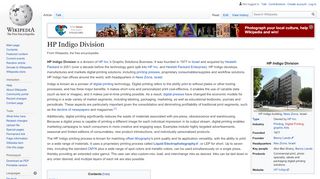 
                            10. HP Indigo Division - Wikipedia