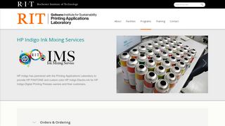 
                            12. HP Indigo Ink Mixing Services | Printing Applications Laboratory | RIT