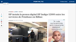 
                            13. HP instala la prensa digital HP Indigo 12000 entre los servicios de ...