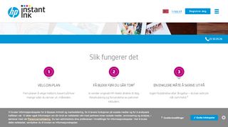 
                            2. HP Instant Ink | HP® Offisielt nettsted – Registrer deg her