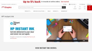 
                            9. HP Instant Ink | Staples
