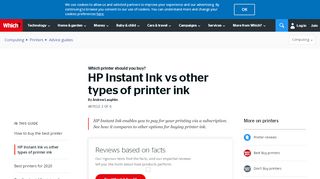 
                            13. HP Instant Ink Vs Other Types Of Printer Ink - Which.co.uk