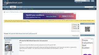 
                            2. HP LaserJet 500 Default Username and password - Copytechnet