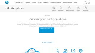 
                            5. HP Latex printers - HP PrintOS | HP® Official Site