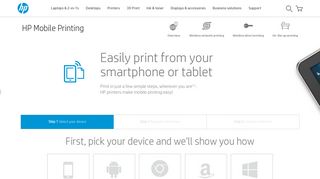 
                            7. HP Mobile Printing from a Smartphone or Tablet | HP® Official Site