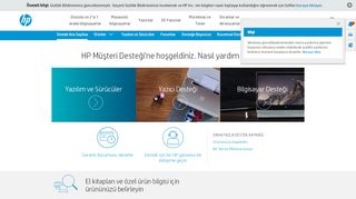 
                            7. HP Müşteri Desteği - HP Support