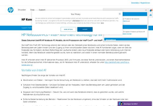 
                            2. HP Notebook-PCs - Intel® Anti-Theft Technology für Ihr Notebook ...