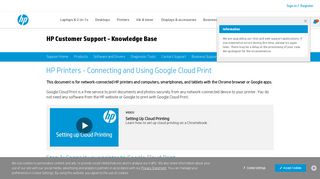 
                            12. HP Printers - Connecting and Using Google Cloud Print | ...