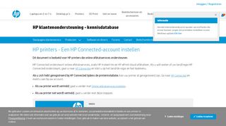 
                            7. HP printers - Een HP Connected-account instellen | HP ...