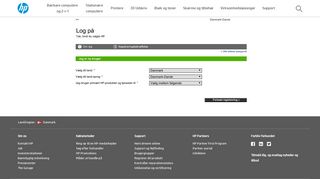 
                            1. HP Registrering - Log på