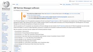 
                            11. HP Service Manager software - Wikipedia