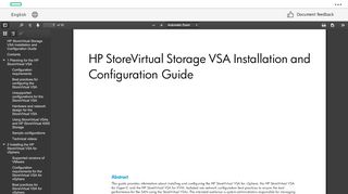 
                            6. HP StoreVirtual Storage VSA Installation and Configuration Guide