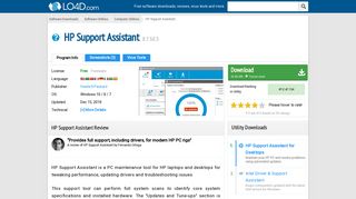 
                            4. HP Support Assistant - Download